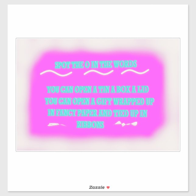 Words design for kids education colours pink  (Sheet)