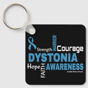 Words...Dystonia Keychain