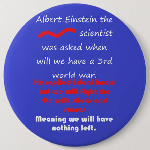 WORDS EDUCATION MATHS SCIENCE IDEAS 6 INCH ROUND BUTTON