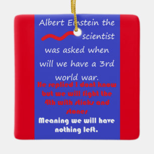 WORDS EDUCATION MATHS SCIENCE IDEAS CERAMIC ORNAMENT