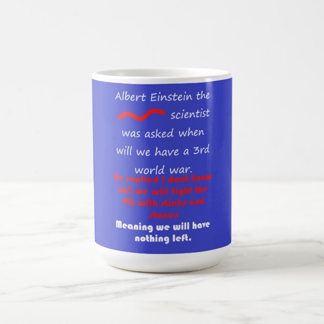 WORDS EDUCATION MATHS SCIENCE IDEAS COFFEE MUG (Center)