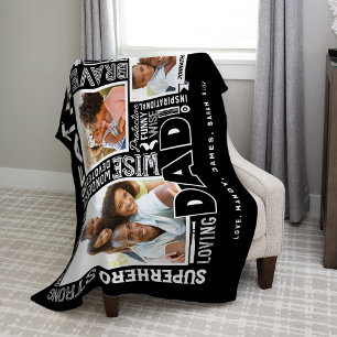 Fathers day fleece blanket new arrivals