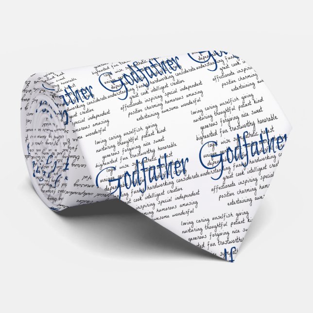 Words for Godfather Tie (Rolled)