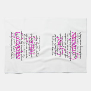 Words for Great Grandma Kitchen Towel