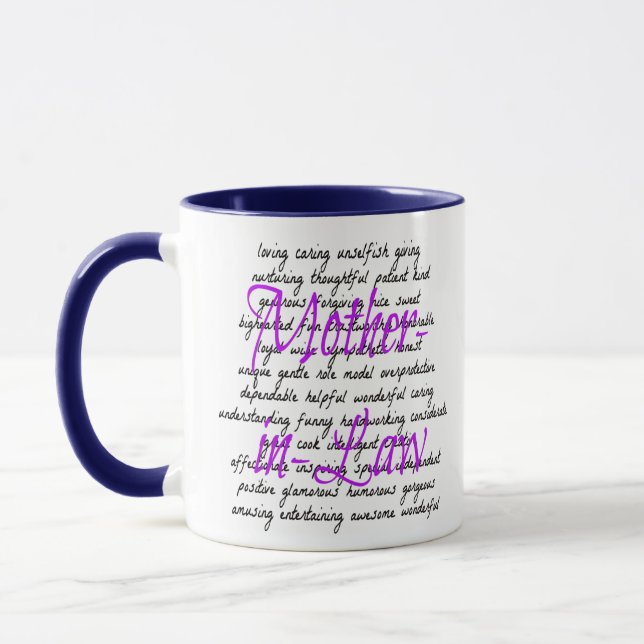 Words for Mother-in-Law Mug (Left)