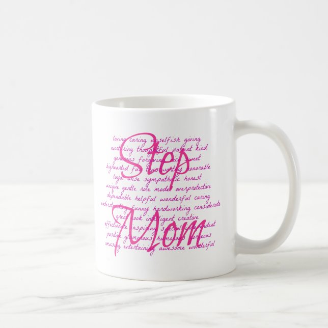 Words For Step Mom Coffee Mug (Right)