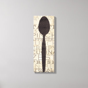 Words for the Kitchen Canvas Print