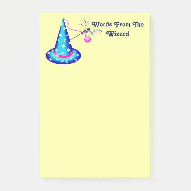 "Words From The Wizard" Post-it® Notes (Front)