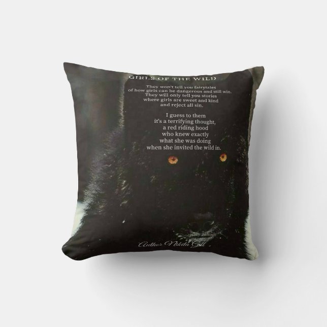 Words Matter  Throw Pillow (Front)