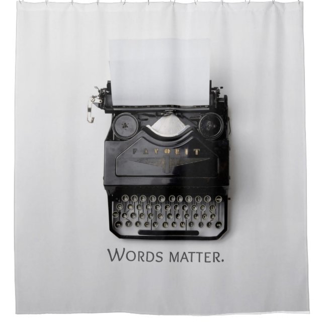 Words Matter Typewriter (Front)