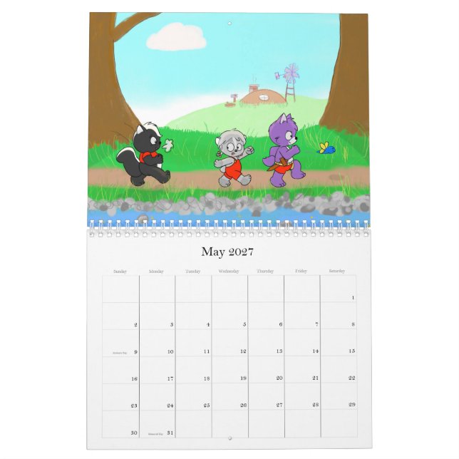Words of Fantasy 2022 Calendar (May 2027)