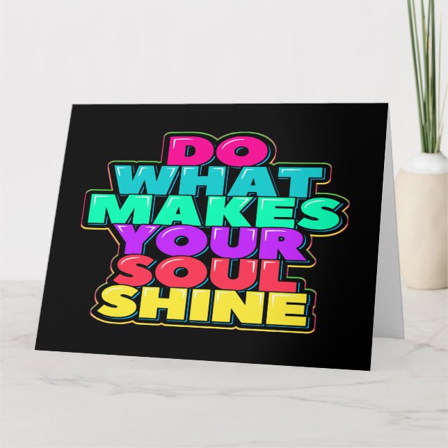 Words of Fun Wisdom Card (Front)
