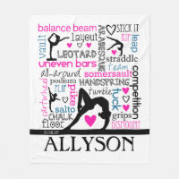 Words of Gymnastics Terminology w/ Monogram