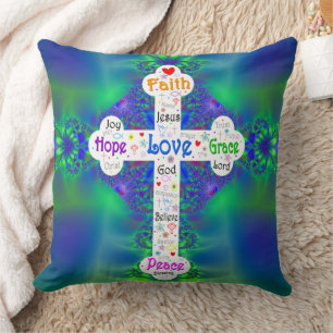 Words of Life Throw Pillow
