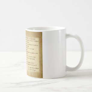 Words of Our Lady of Guadalupe to St. Juan Diego. Coffee Mug