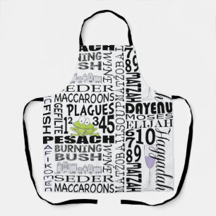 Words of Passover Matzah Apron