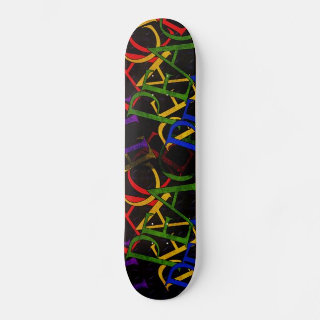Words Of Peace Skateboard (Front)