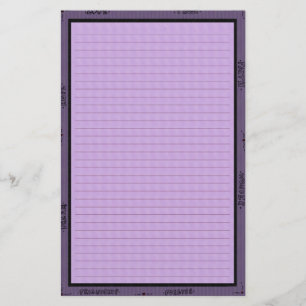 Words of Purple Stationery