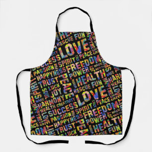 Words Of The Spirit Way / Positive Thinking 1 Apron