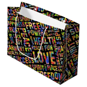 Words Of The Spirit Way / Positive Thinking 1 Large Gift Bag