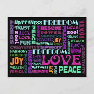 Words Of The Spirit Way Postcard