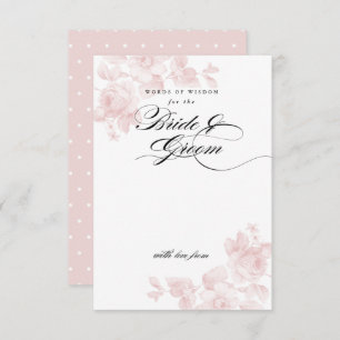 Words of wisdom for the bride   Bridal Shower Invitation