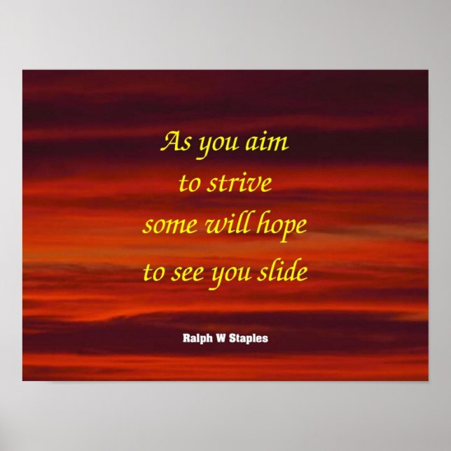 Words of wisdom poster (Front)