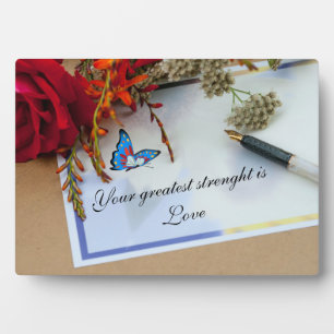 Words of Wisdom Tabletop Plaque with Easel