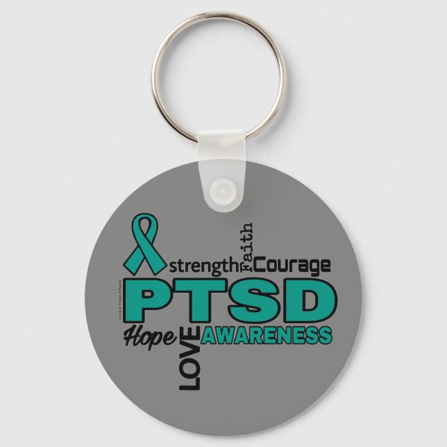 Words...PTSD Keychain (Front)
