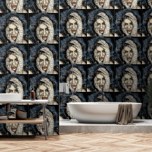 Words Questions Thoughts Woman Art Painting Wallpaper