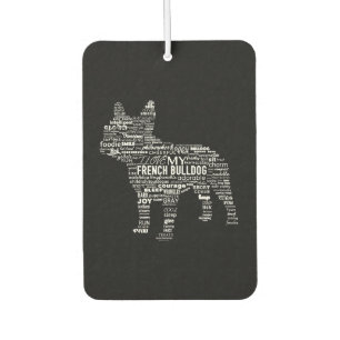 Words T Ways To Describe My French Bulldog Gift Air Freshener