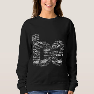 Words That Shape Us I Am More Than Enough Strength Sweatshirt