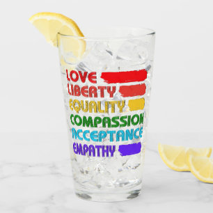 Words To Live By 2 Glass