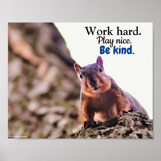 Words to Live by Classroom Poster (Front)