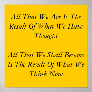 Words To Live By Meditaton Poster