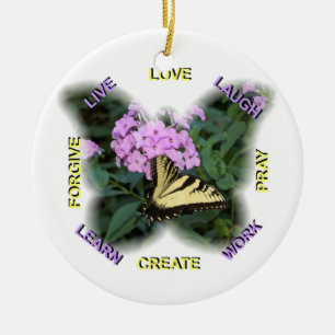Words to Live By Ornament or Pendant
