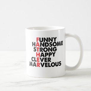 Words with Father Going Down Coffee Mug