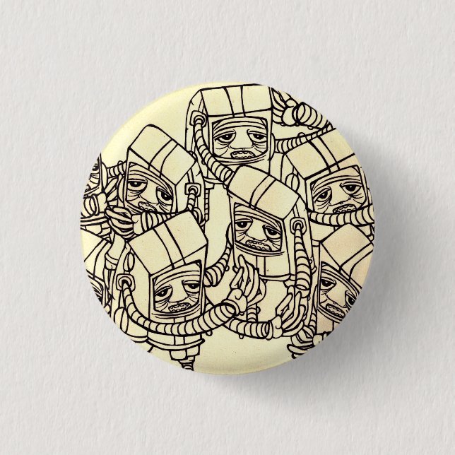 work0189 1 inch round button (Front)
