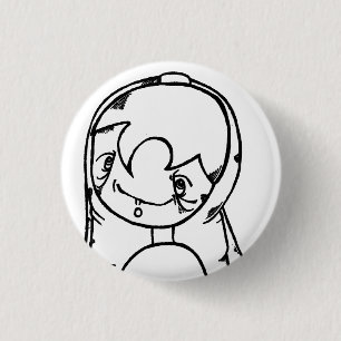 work0222 1 inch round button