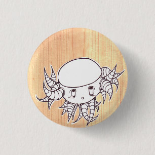 work0323 1 inch round button