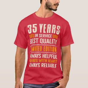 Work anniversary 35 years in company anniversary T-Shirt