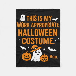 Work Appropriate Ghost Costumes Fleece Blanket