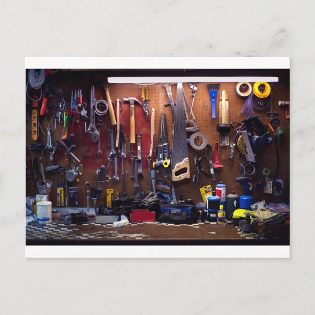 Work Bench Postcard (Front)