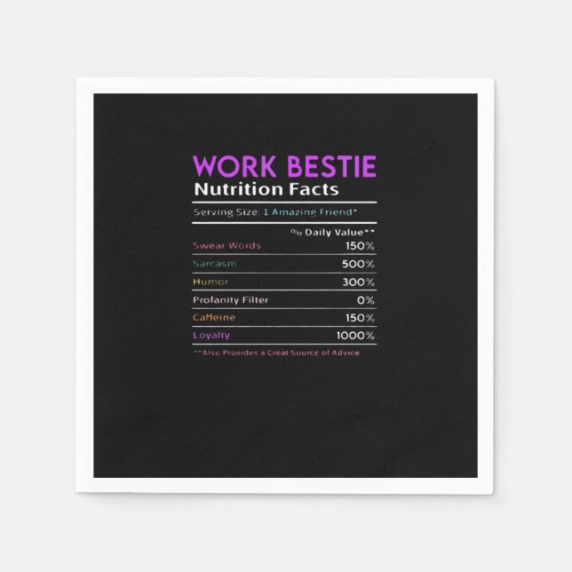 Work Bestie Essential Napkin (Front)