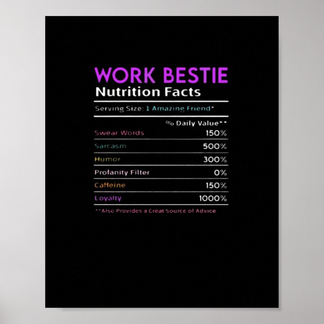 Work Bestie Essential Poster (Front)