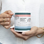 Work Bestie | Quote & Photo Coworker Gift Coffee Mug<br><div class="desc">A special and memorable gift for your work bestie. The design features your favourite photo with cute rainbow colours and custom message. "Emotional Support Coworker" is designed in a stylish modern typeface and customized with a special message. Send a memorable and special gift to yourself and your work best friends(s)...</div>