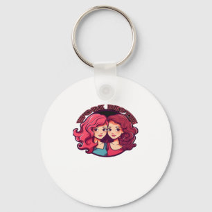 Work Bestie - Work Buddies - Matching Work Best Fr Keychain