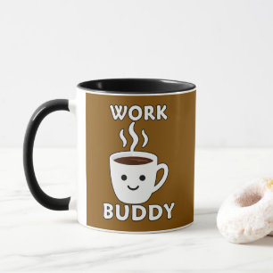 Work Buddy Coffee Cute Design – Office Humor Shirt Mug