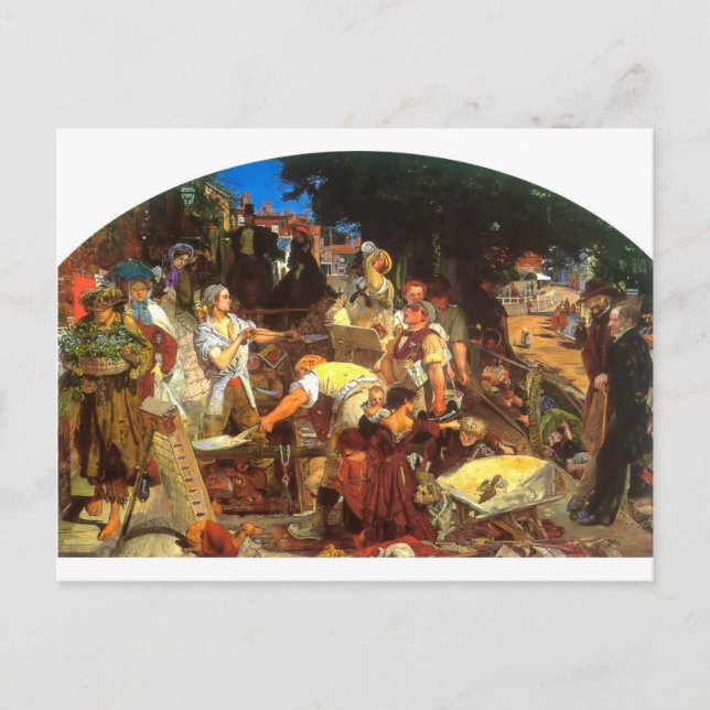 Work by Ford Madox Brown Postcard (Front)