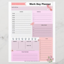 Work Day Planner